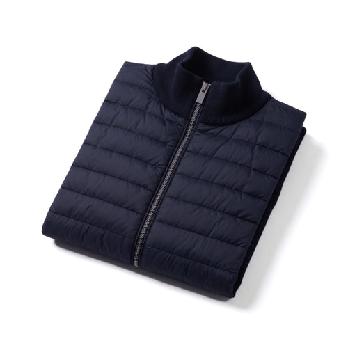 Alba Hybridjacke in Mitternacht, gefaltet
