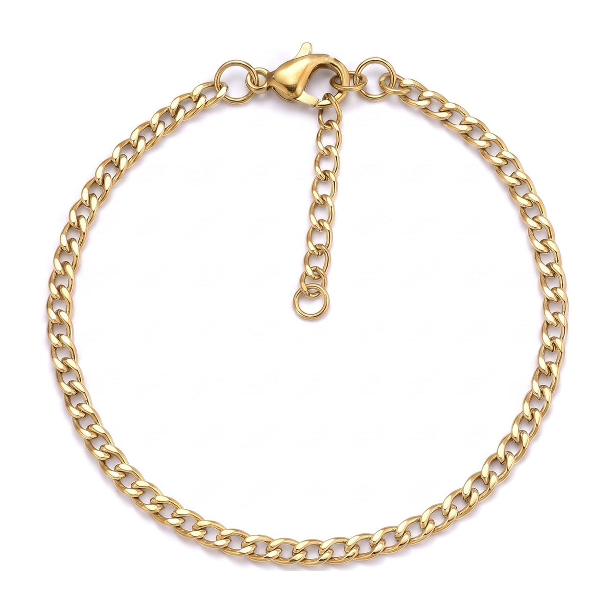 Arpa Armband in Gold, liegend von vorn