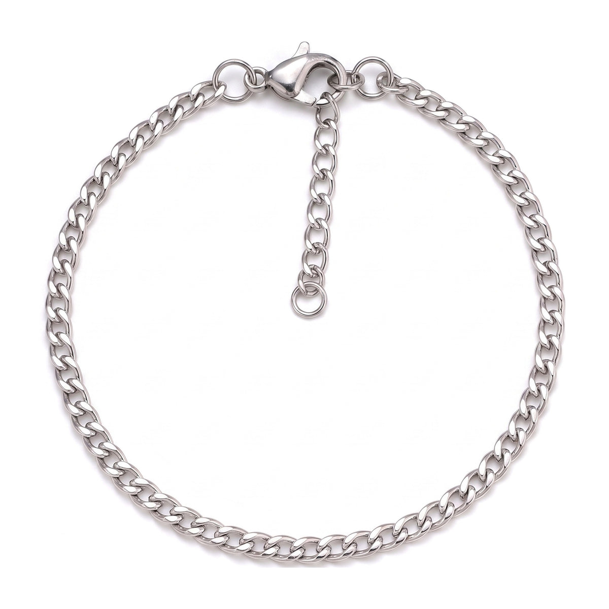 Arpa Armband in Silber, liegend von vorn