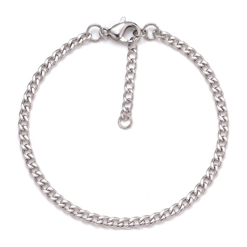 Arpa Armband in Silber, liegend von vorn