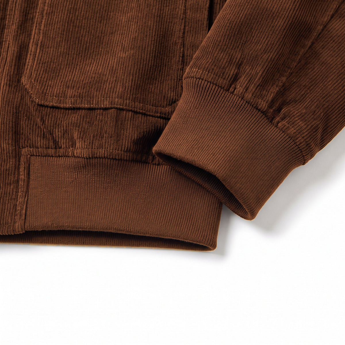 Ombra Blouson in Tabak, Detail Bündchen