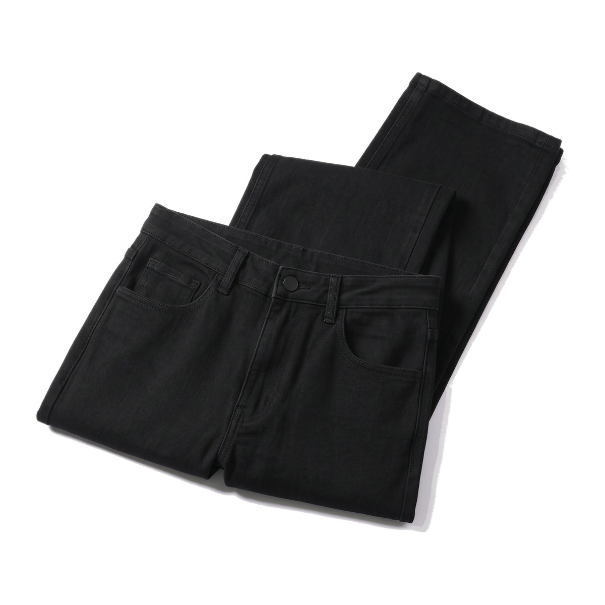 Ritmo Jeans in Schwarz, gefaltet