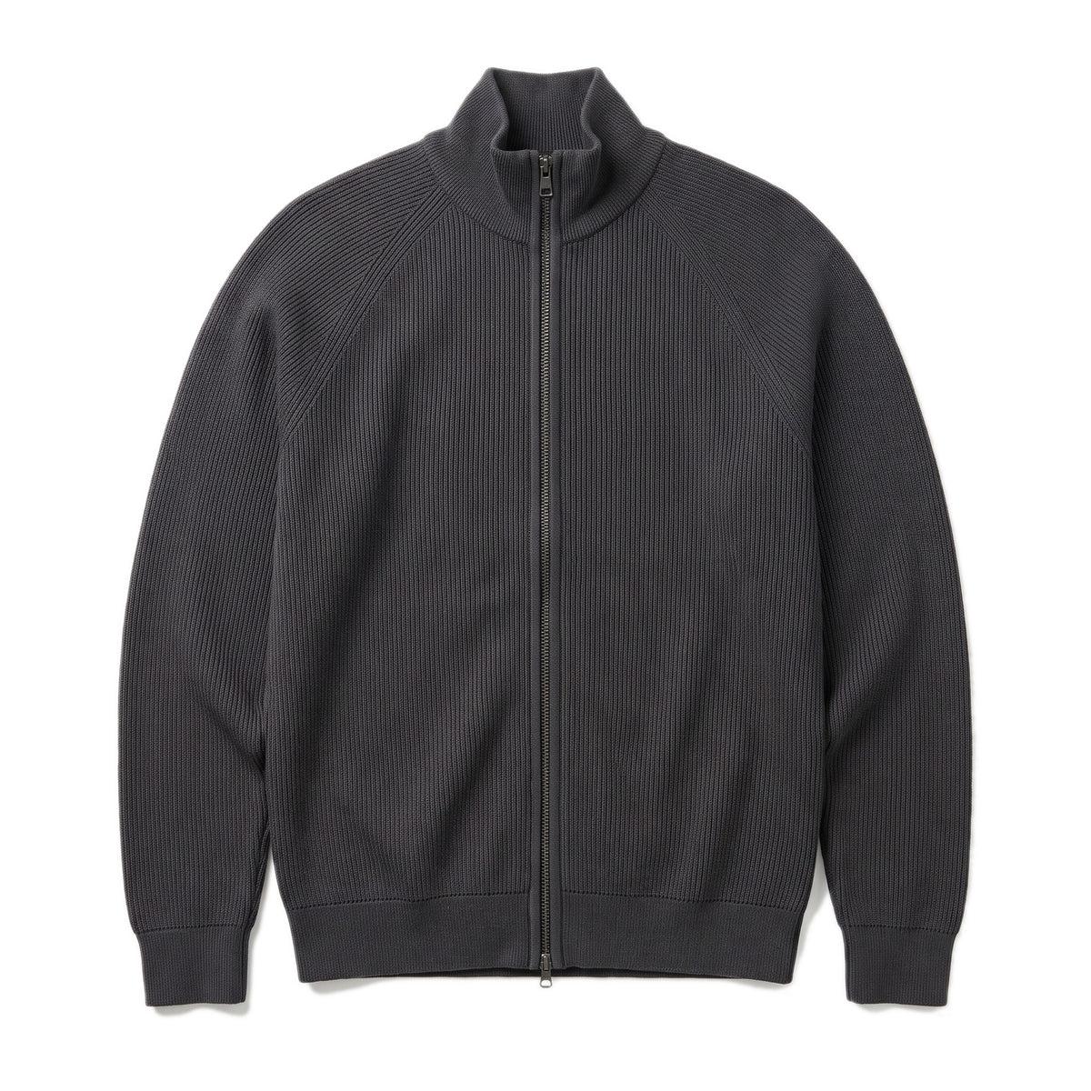 Ritorno Strickjacke in Anthrazit, liegend von vorn