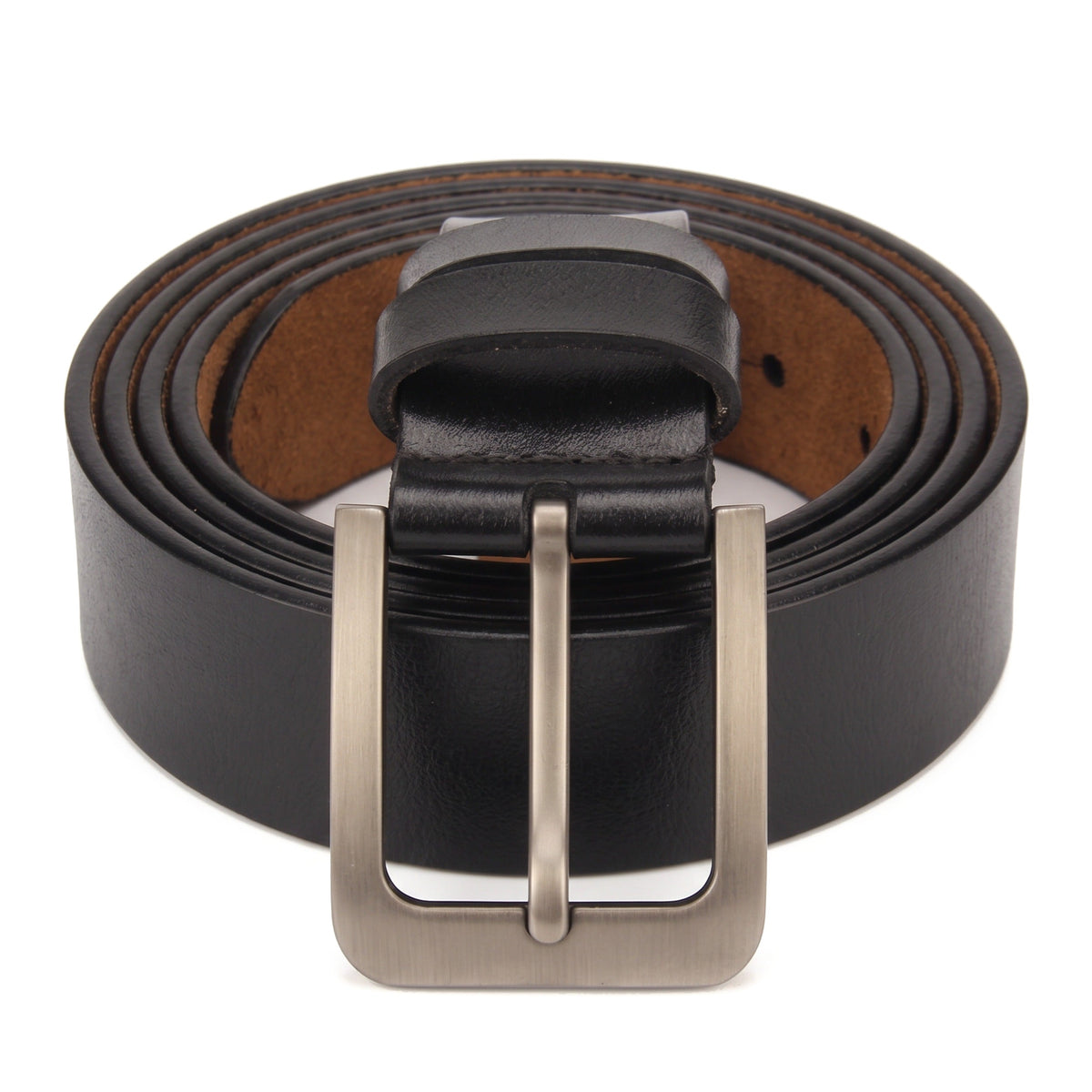 Rondo Gürtel in Schwarz, liegend von vorn
