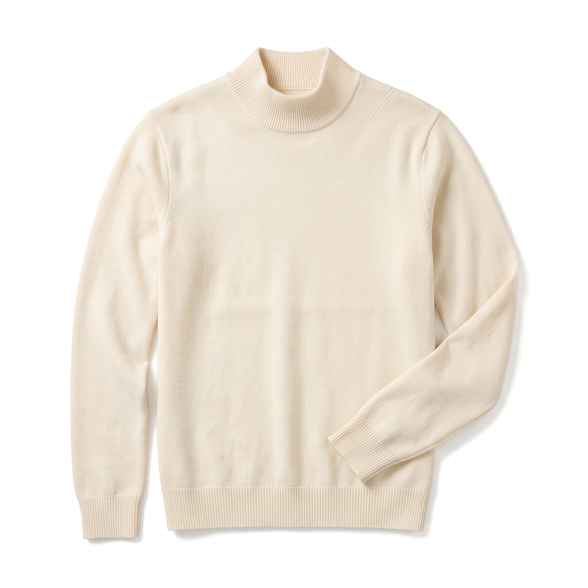 Silenzio Pullover in Creme, liegend von vorn