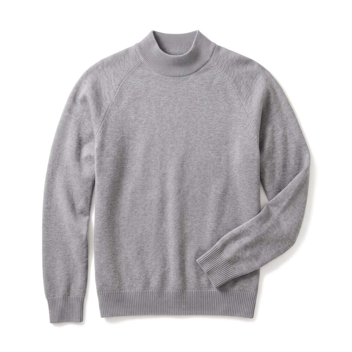 Silenzio Pullover in Grau, liegend von vorn