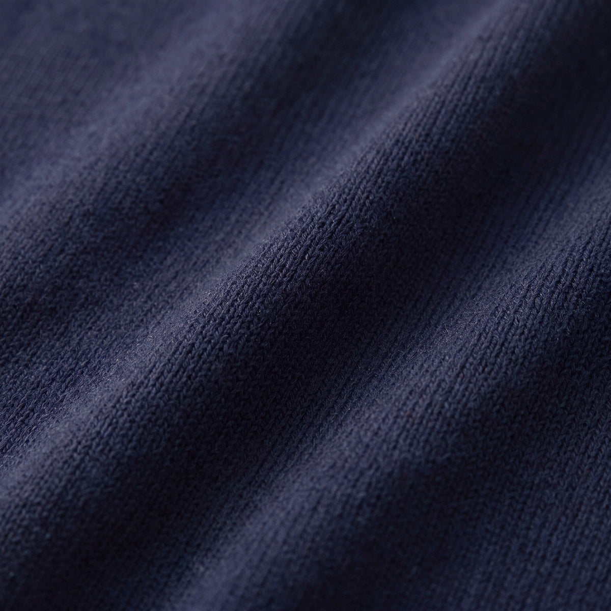 Silenzio Pullover in Mitternacht, Material nah