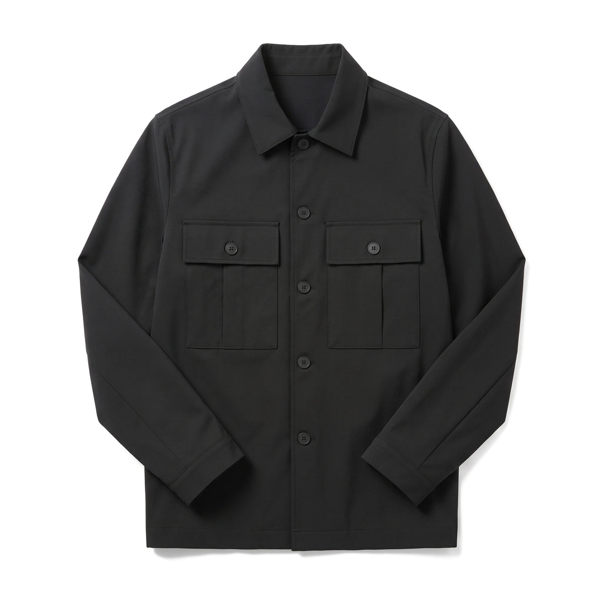 Tratto Hemdjacke in Schwarz, liegend von vorn