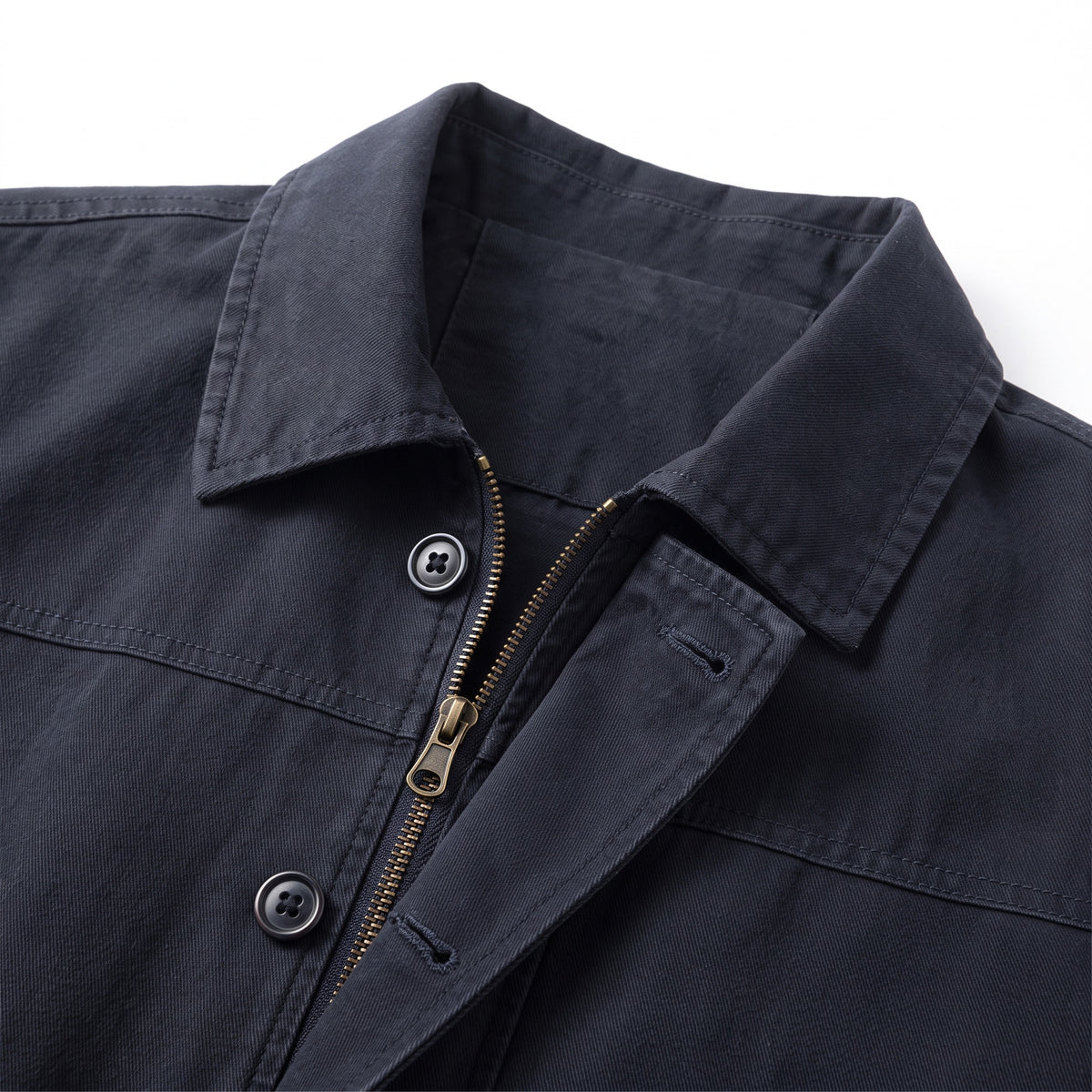 Vespro Jacke in Mitternacht, Detail Kragen