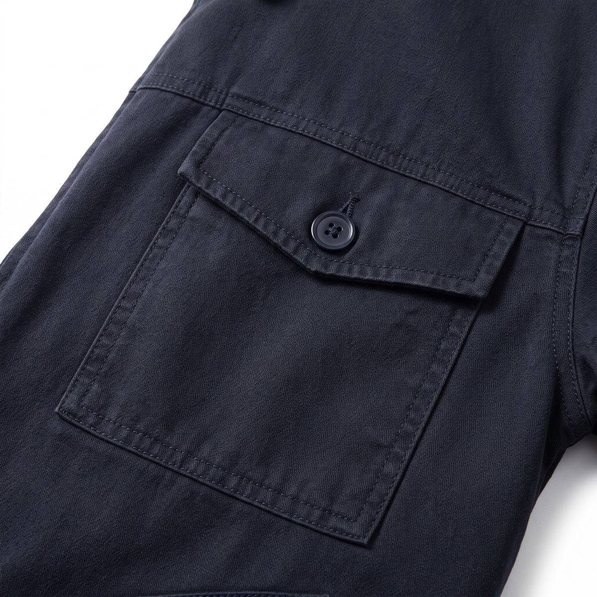 Vespro Jacke in Mitternacht, Detail Brusttasche